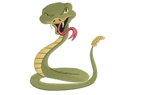 Aggressive Rattlesnake Embroidery Review