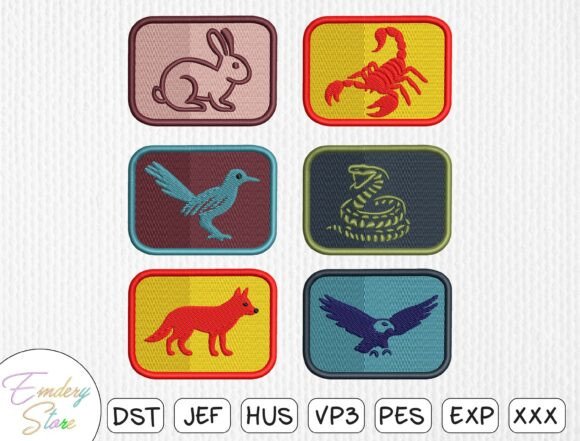 Animal Patch Embroidery Design Bundle Review