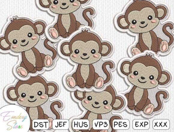 Baby Monkey Patches Embroidery Design Review