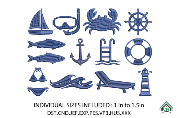 Blue Coastal Embroidery Bundle Review