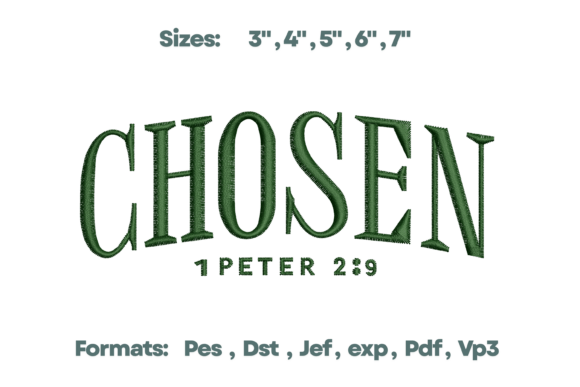 Chosen 1 Peter 2 9 Bible Embroidery Review