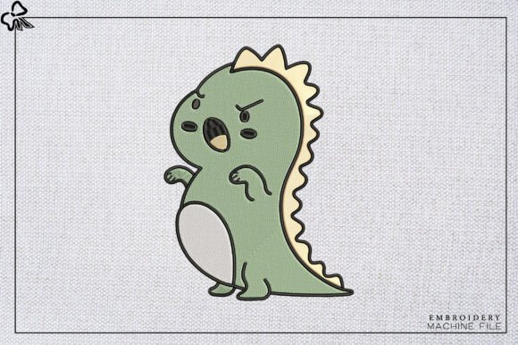 Cute Baby Dino Embroidery Design Review