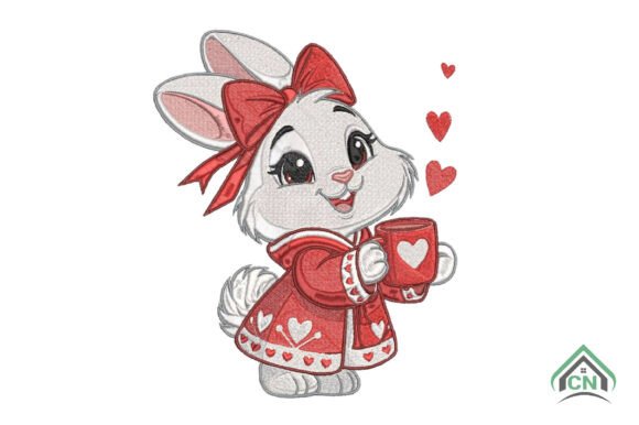 Cute Bunny Heart Embroidery Design Review