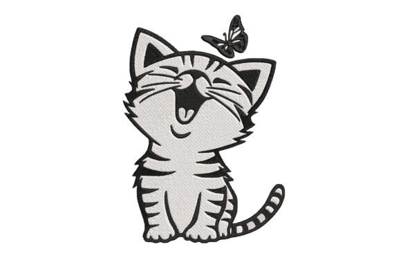 Cute Kitten Embroidery Design Review for Boutiques