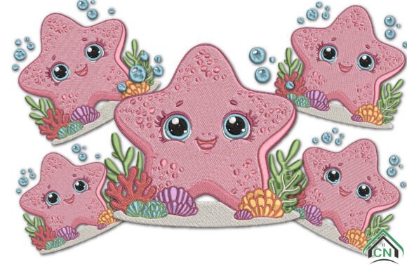 Cute Starfish Embroidery Design Review