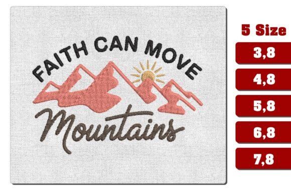 Faith Can Move Mountains Embroidery PES Review