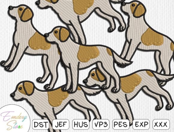 Hunting Dog Patch Embroidery Design Review