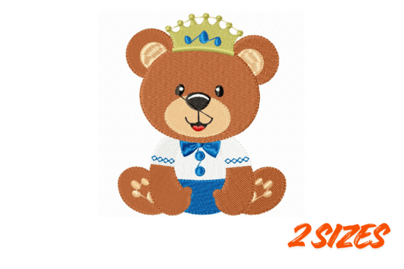 Prince Teddy Bear Embroidery Design Review