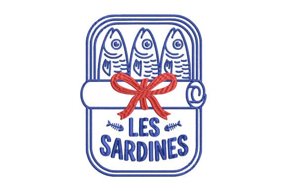 Sardines Embroidery Design Review for Etsy Shops