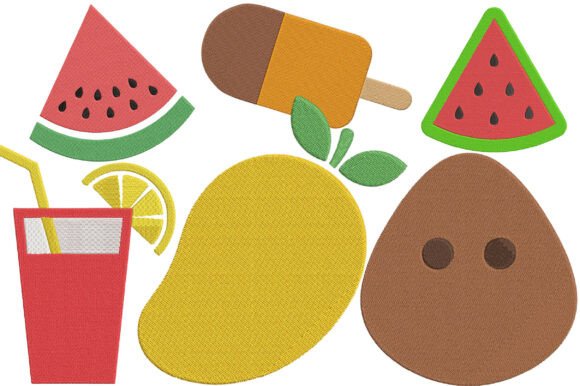 Summer Fruit Embroidery Design Bundle Review