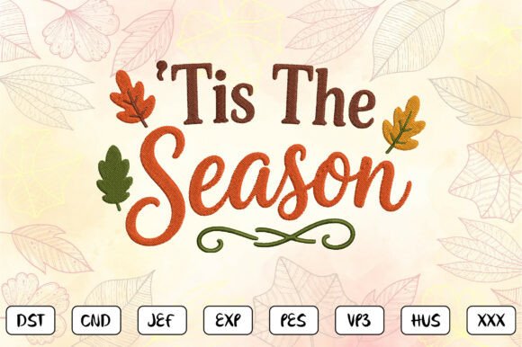 Tis the Season Fall Embroidery Review