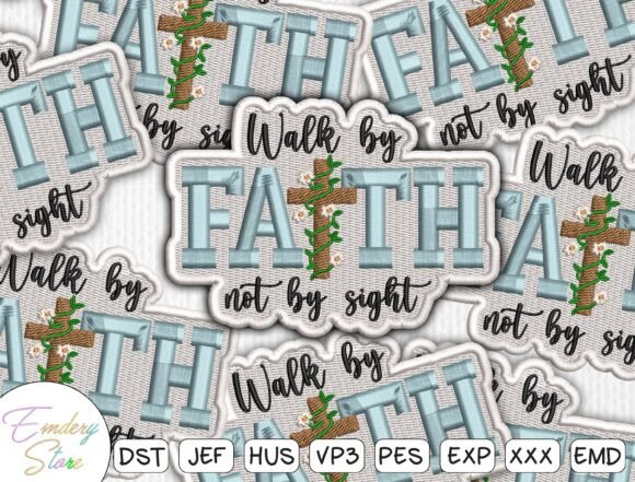 Walk by Faith Not by Sight Embroidery Review