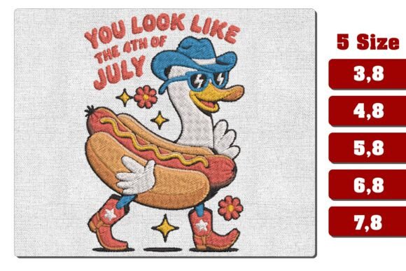 You Look Like the 4th of July Embroidery Review